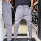 Męskie spodnie slim fit w jednolitym kolorze